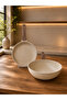 Terra 2 Piece Cast Granite Crepe Pan and Wok Pan Set Cappuccino Non-Stick Surface