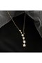 Gold Color Steel Star Women's Necklace - Minimalist Design with Zircon Stone - 4