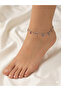 Women's Steel Tarnish-Resistant Silver Color Anklet