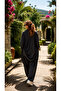 سترة مودال فضفاضة كبيرة الحجم باللون الرمادي الفحمي