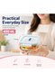 Glass Food Storage Container 490ml, Square Airtight Food Container BPA Free Microwave Safe MCSB-049 - 2