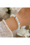 Women's Bracelet Opalite Moonstone 8 mm Daily Jewelry Gift Accessory - 2