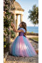 Colorful Girls' Mermaid Birthday Party Dress - 5