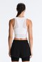 Compressive sheer tank top