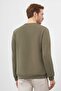 Men's Green Trend Crew Neck Sweat-Shirt - 5