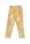 Children's Leggings - Yellow and Colorful Covered Seasonal Lycra Cotton Girls' Leggings - 2