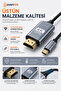Type-C to HDMI Cable 2 Meters, 8K 60Hz, 4K 120Hz |   High Speed Usb-C to Hdtv Converter - 4