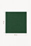 2 Pieces 100% Linen Fabric Green Napkin - 2