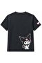 M7610474 Kuromi Printed Girls' T-Shirt Black - 3