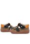 Genuine Leather Sand Color Velcro Baby Sandals - 8