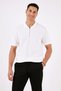 Cotton Regular Fit Half Zipper 3 Pack Polo Neck t Shirt Men's Polo Neck t Shirt 590 - 3