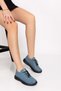 Inside and Outside Genuine Leather Faylon Sole Lightweight Sports Shoes Es.110 Blue - 3