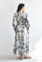 Rabella Patterned Dress - Indigo - 5