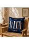 2-Pack Dolce Vita & Stylish Dog Patterned Digital Printed Decorative Throw Pillow Covers - 2