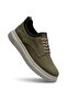 As Çetin 3647 Khaki Genuine Leather Comfortable Lightweight Men's Casual Shoes - 3