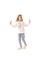 Girl's Cream Tracksuit Set - 8