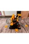 DIY Construction Parking Garage Playset 45PCS with Alloy Vehicles & Helicopter - 4
