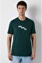 M0612274 Istanbul Printed T-Shirt Men's T-Shirt Green - 3