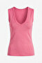 V-Neck Basic Top - 7