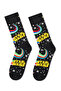 جوارب Happy Socks للرجال من القطن بنمط حرب النجوم باللون الأسود P002885