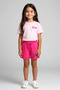 Girl's Shorts Set California Patterned Cotton Summer Top and Bottom Set - 2