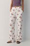 Comfortable Fit High Waist Wide-Leg Viscose Mix Women's Trousers - 3