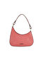 Brown leather women's shoulder bag - 2