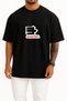 Oversized Hard Work Smart Work Chest Design Unisex T-Shirt