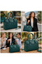 Green Suede and Leather-Look Clutch Bag |   Green Mt1592 - 3