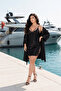 Plus Size Lace Detailed Nightgown & Robe Set - 7
