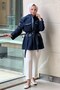 Pocketed Waist Belted Cap - 4