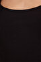 Women's slim fit black crop tank top with lycra - 8