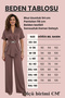 Women's Crepe Satin Classic Office Set Double Breasted Jacket Trousers Two-Piece Set 36059 - 4