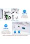 Charging Station for PSVR2 with RGB Light,Vertical Stand with 4 Magnetic Adapters and LED Indicator for Sense Controller - 5