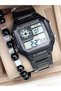 Suitable for Marine Use,Lighted, with Stopwatch,Digital/Analog Junior Men's Wristwatch+Bracelet - 3
