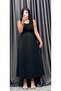 Leather Look Straight Pleated Skirt - 2