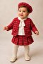Baby Girl Jacket Skirt Blouse Hat Chanel Fabric Glitter Premium 4-Piece Set