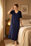 Women's Bamboo Short Sleeve Nightgown 72624-72627 - 4