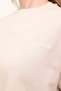 Wl Olivia 11Ss102 4Fx Beige Women's Short Sleeve T-Shirt - 4
