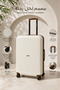 TREKLINE Luggage Set, 4 Pieces, Model TOO 7, Sizes 28/24/20/14, PC Material, Beige Color - 3