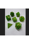 Dnd Epoxy Frp Dice Set 7-Piece Set Dnd Dice Dungeons and Dragons Tabletop Game Dice Green Marble - 2