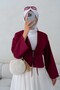 Tie-Front 2-Lace Kimono Shirt Modern Hijab Stylish New Season Kimono