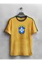 Ronaldo Nazario Brazil Jersey Printed Unisex Oversize Cut Crew Neck Brazil Tshirt - 2