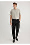 تي شيرت أساسي باللون الرمادي برقبة دائرية، مقاس فضفاض / مقاس مريح 0611596 -70100 - 2