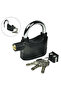Desibel Black Alarm Multi-Function Extra Security Square Hanging Cabinet Lock (5263) - 2