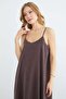 Basic Maxi Dress with Rope Straps - 7