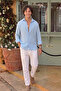 Men's Oversize 100% Cotton Premium Quality Muslin Woven Shirt - 5