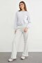 3 Yarn Heart Embroidered Crew Neck Sweatshirt - 2