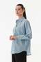 Basic Double Pocket Oversize Shirt - 3