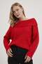 Madonna Collar Draped Knitwear Sweater - 2